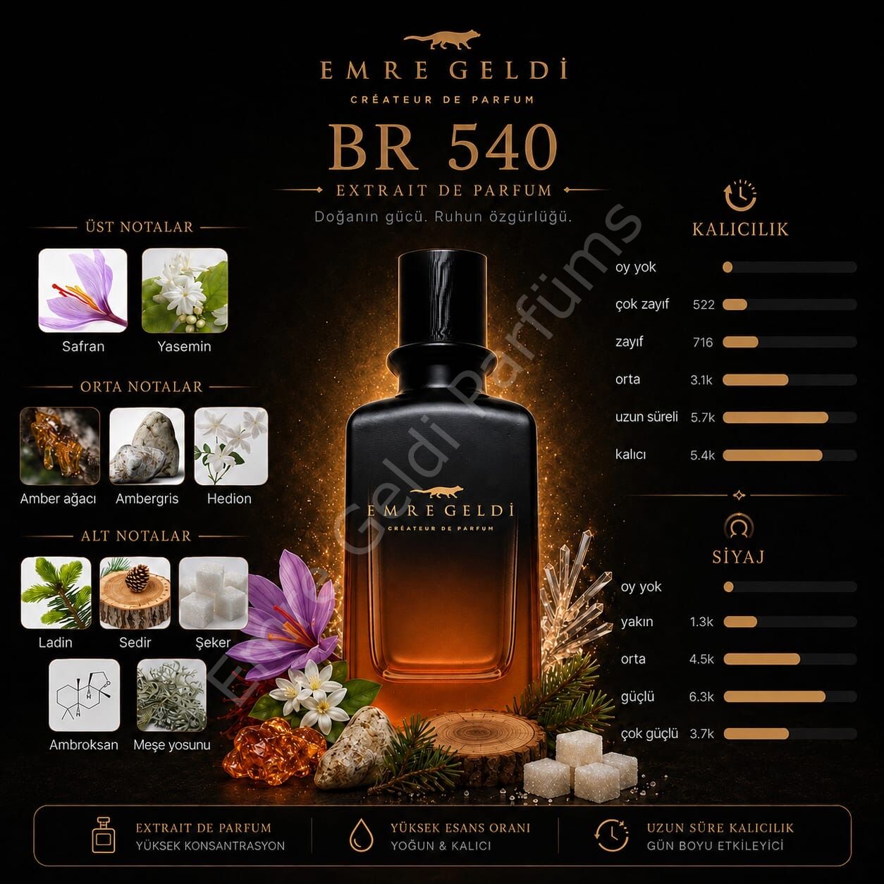 Emre Geldi BACARAT ROUGE 540 ( BR 540 )