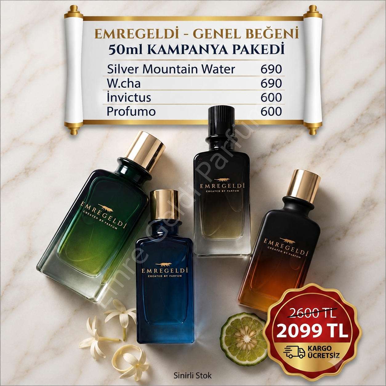 Emre Geldi GENEL BEĞENİ 50 ML KAMPANYA PAKETİ